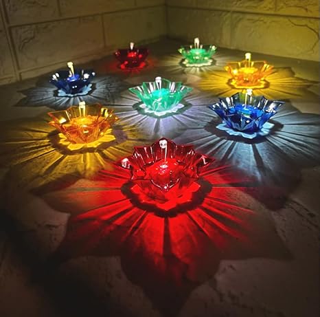 Water Sensor LED Diyas – Festive Warm Glow