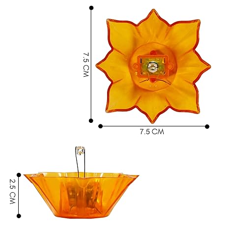 Water Sensor LED Diyas (6+6 = 12 Pcs)