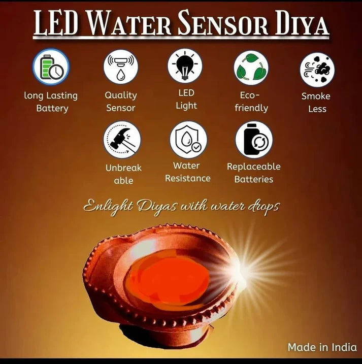 LED Water Sensor Diya's